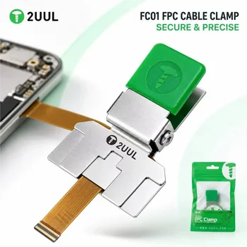 3 Pezzi 2UUL FC01 Morsetto Flessibile FPC per Cavo Flat PCB di Telefoni Cellulari, Connettore e Supporto FPC per Riparazione PCB di Cellulari