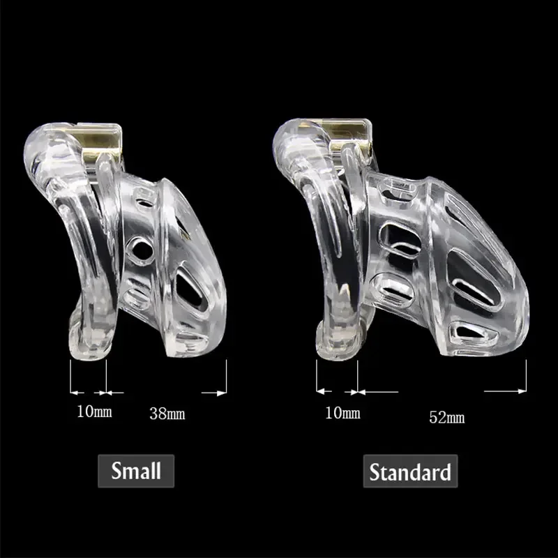 Openable Ring Design Male Chastity Cage Device 4 Sizes Cock Ring Vent Hole Cock Cage Sex Toys Lock Men