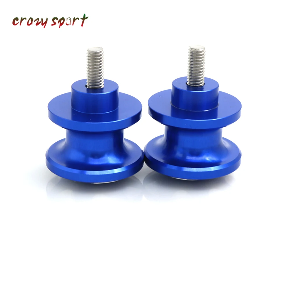 6mm Swingarm Spools ̴ ĵ  M6 For Aprilia RSV1000/R RSV4/R SL750 Shiver Tuono 1000/R V4R 1200 Caponord Motorcyc
