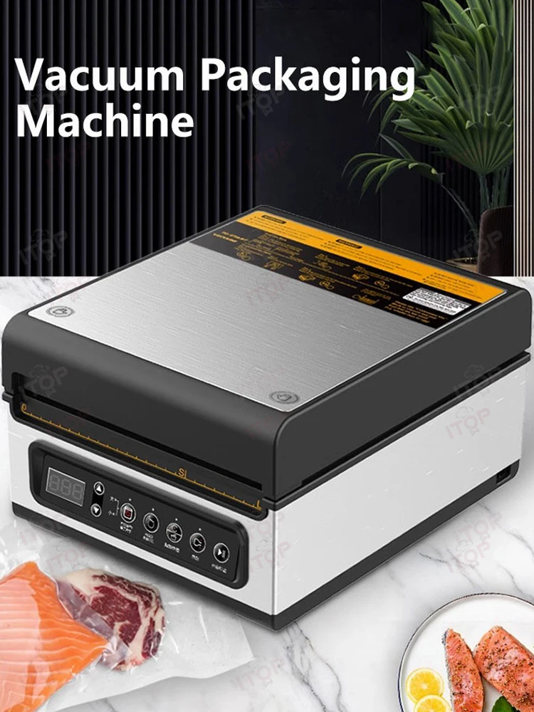 ITOP Chamber Vacuum Sealer-95kpa 254mm Sealing Length Household/Commercial