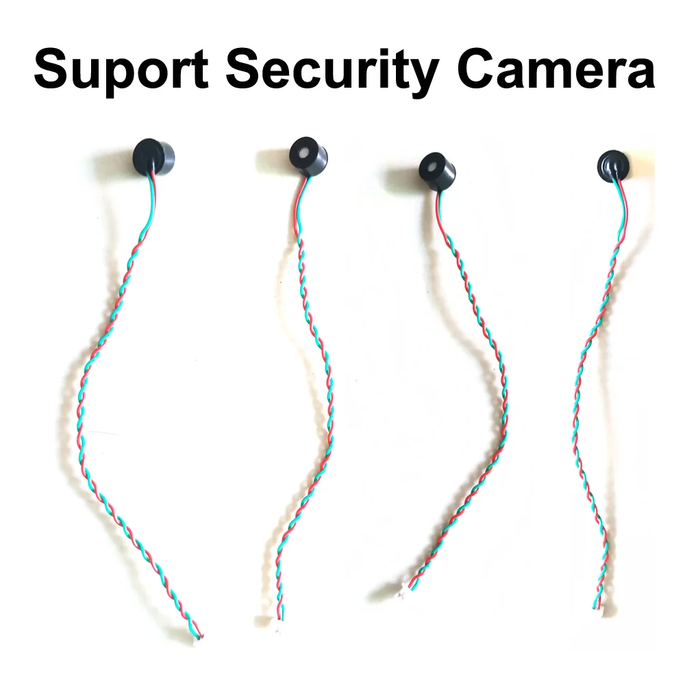 Heanworld Mini Sound Pick Up Microphone for CCTV Security Surveillance Camera Audio Monitoring Accessories for IP WiFi Camera