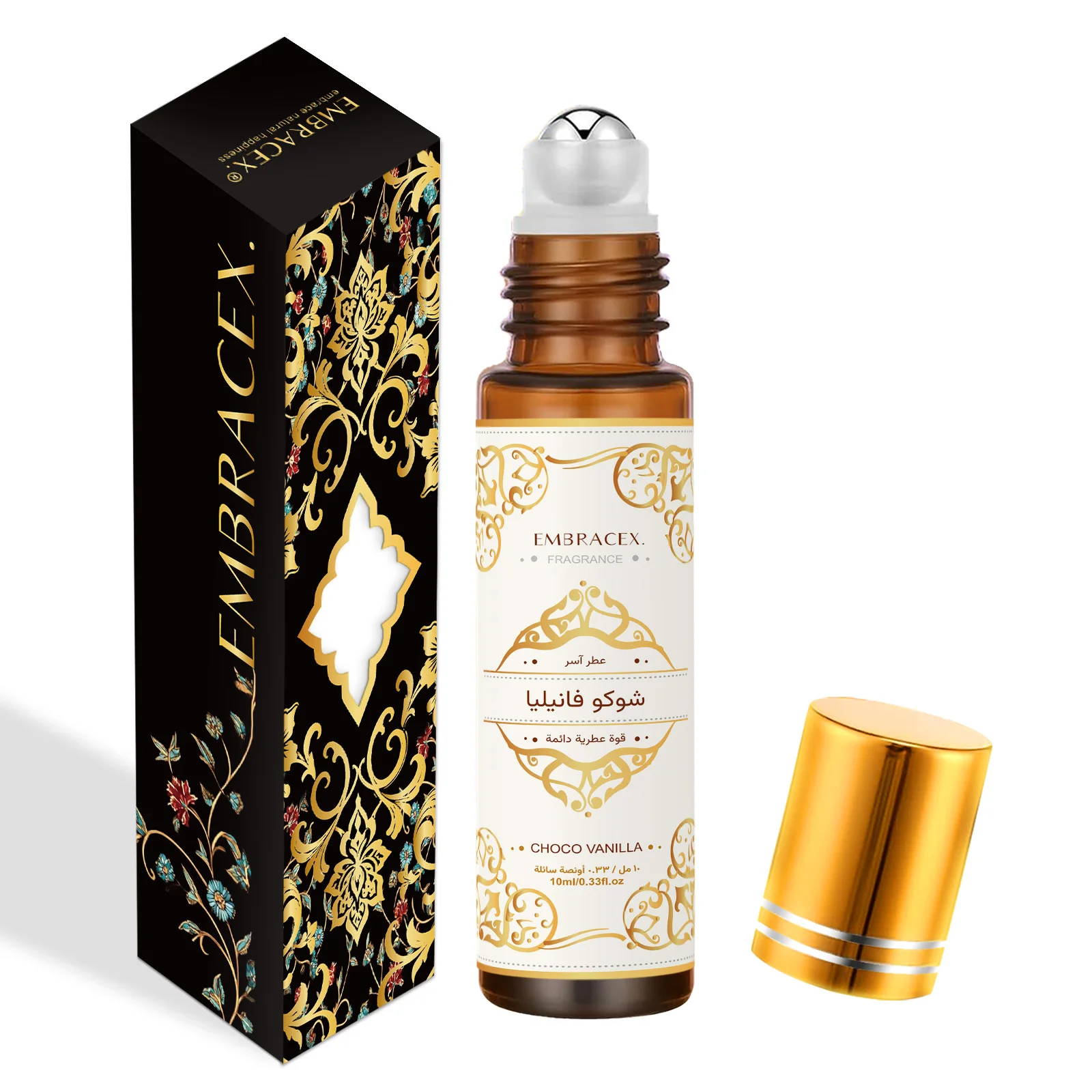 Choco Vanilla Roller Perfume Aromatherapy Eau De Toilette Gift_voghion.com