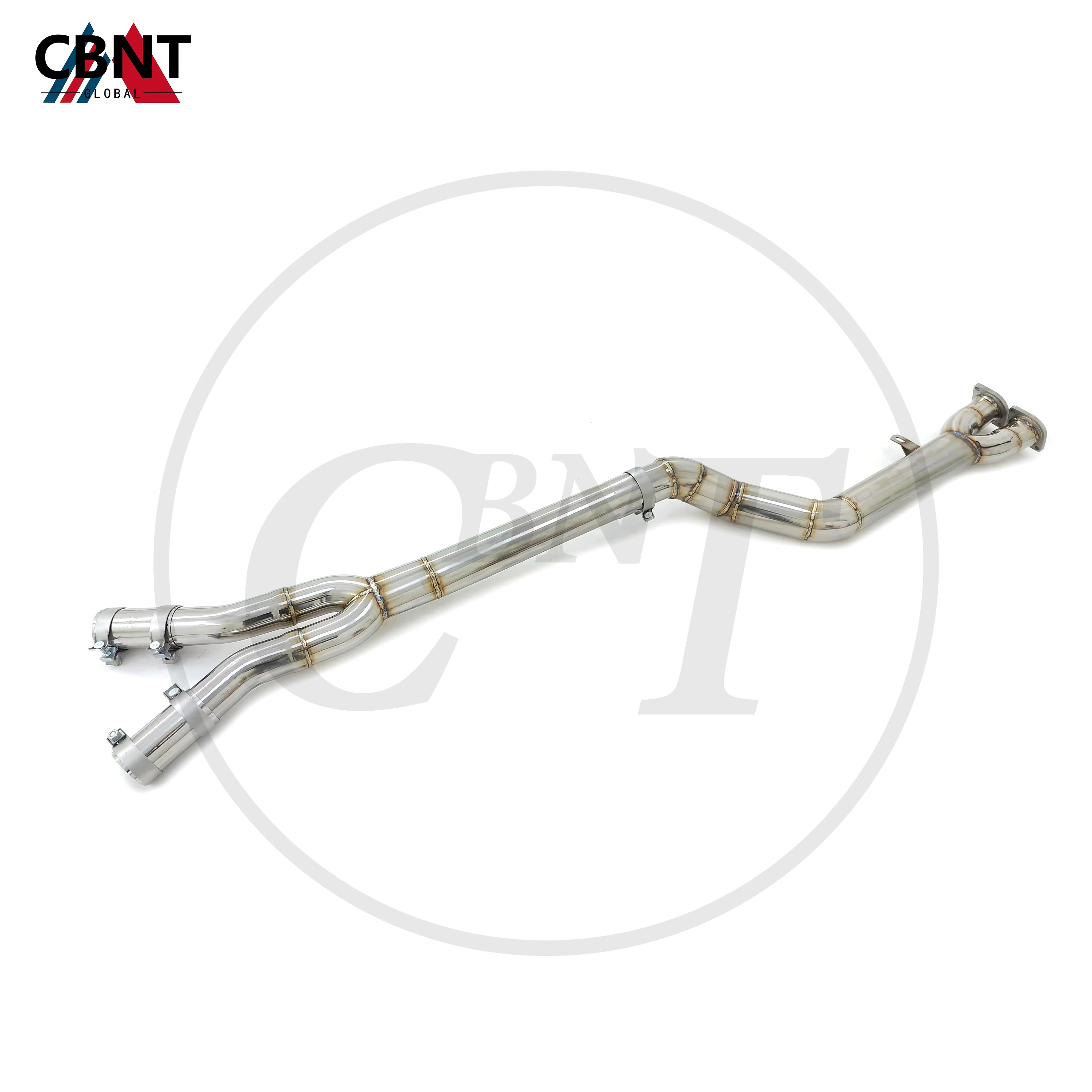 

CBNT Exhaust Middle-Pipe for BMW S58 X3M F97 X4M F98 3.0T 2018-2023 Mid Pipe High Performance SS304 Stainless Steel Exhaust-pipe