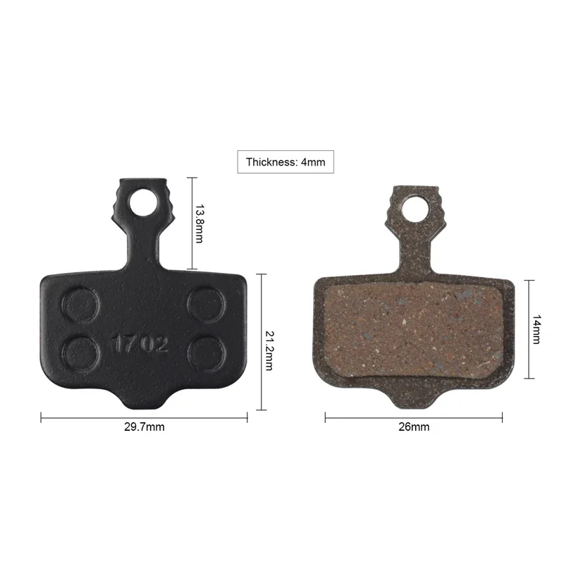 Mountain Bicycle Resin Disc Brake Pads For Avid Elixir R/CR/CR-MAG/E1/3/5/7/9 Sram X0 XX DB1/3/5 1 Pair
