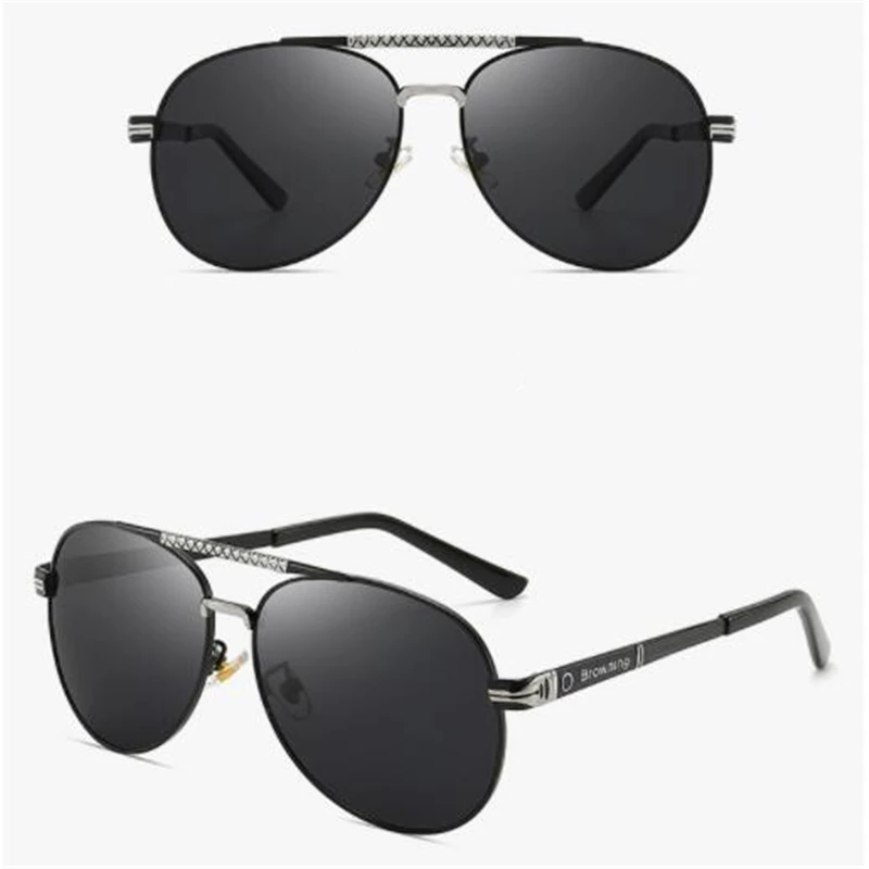 

Поляризованные солнцезащитные очки для мужчин и женщин, металлические очки для вождения, рыбалки, деловые очки, солнцезащитные зеркальные очки для женщин для вождения, Новинка