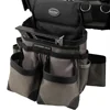 Boss Mullet Buster 3 Bag Tool Belt with Suspenders in Grey, 55135, Black, full size 5