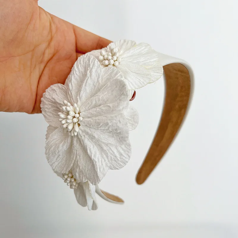 1 dreidimensionales Blumen-Stirnband, geeignet für alle Jahreszeiten, elegant und vielseitig, exquisite Textur, FirmGrip, geeignet für verschiedene Frisuren – Detail 11