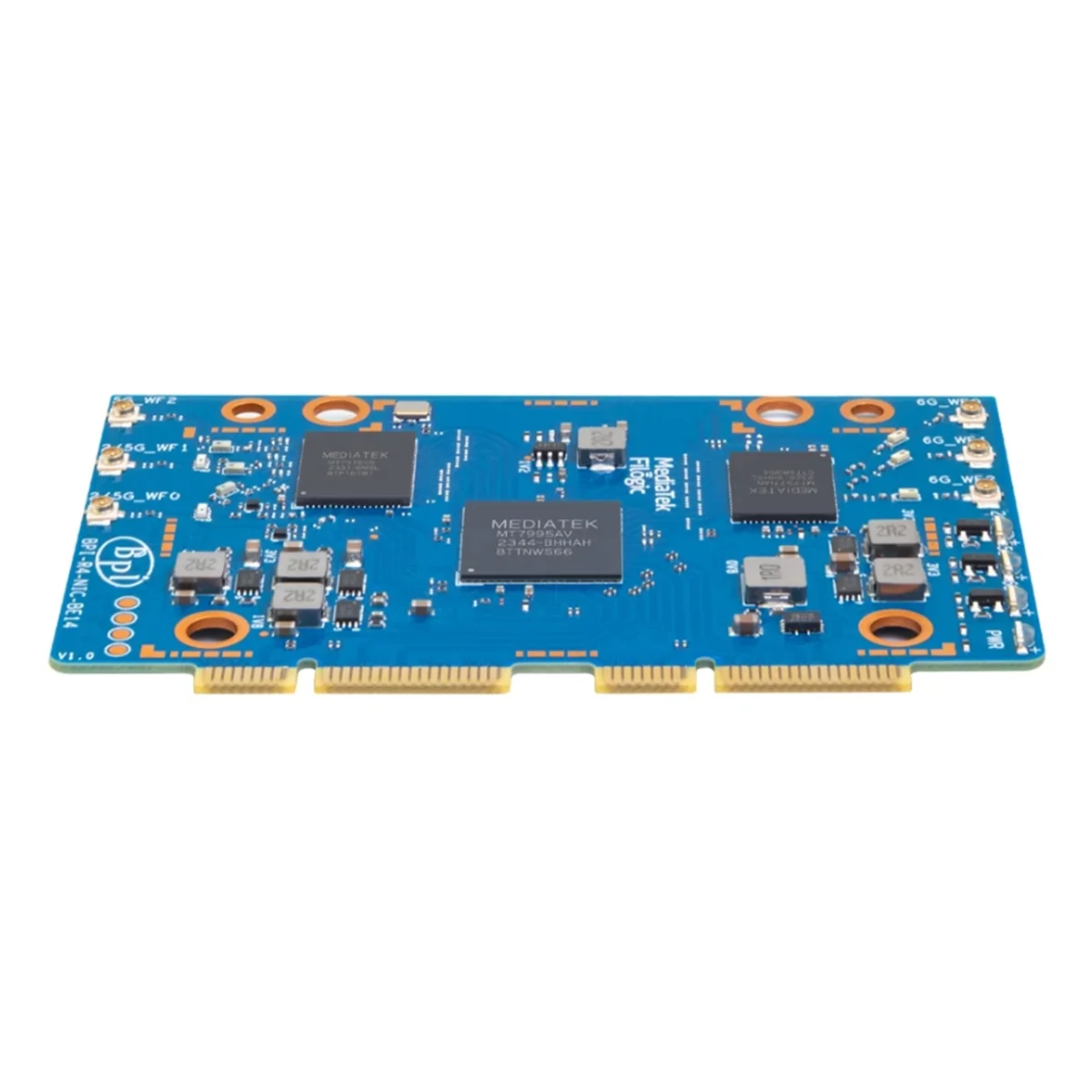 Wifi7 Module Accessories for Banana Pi BPI-R4-NIC-BE14 BPI-R4 MediaTek MT7995AV Chipset 2 PCIe 3.0 Interface 2-Lane NND