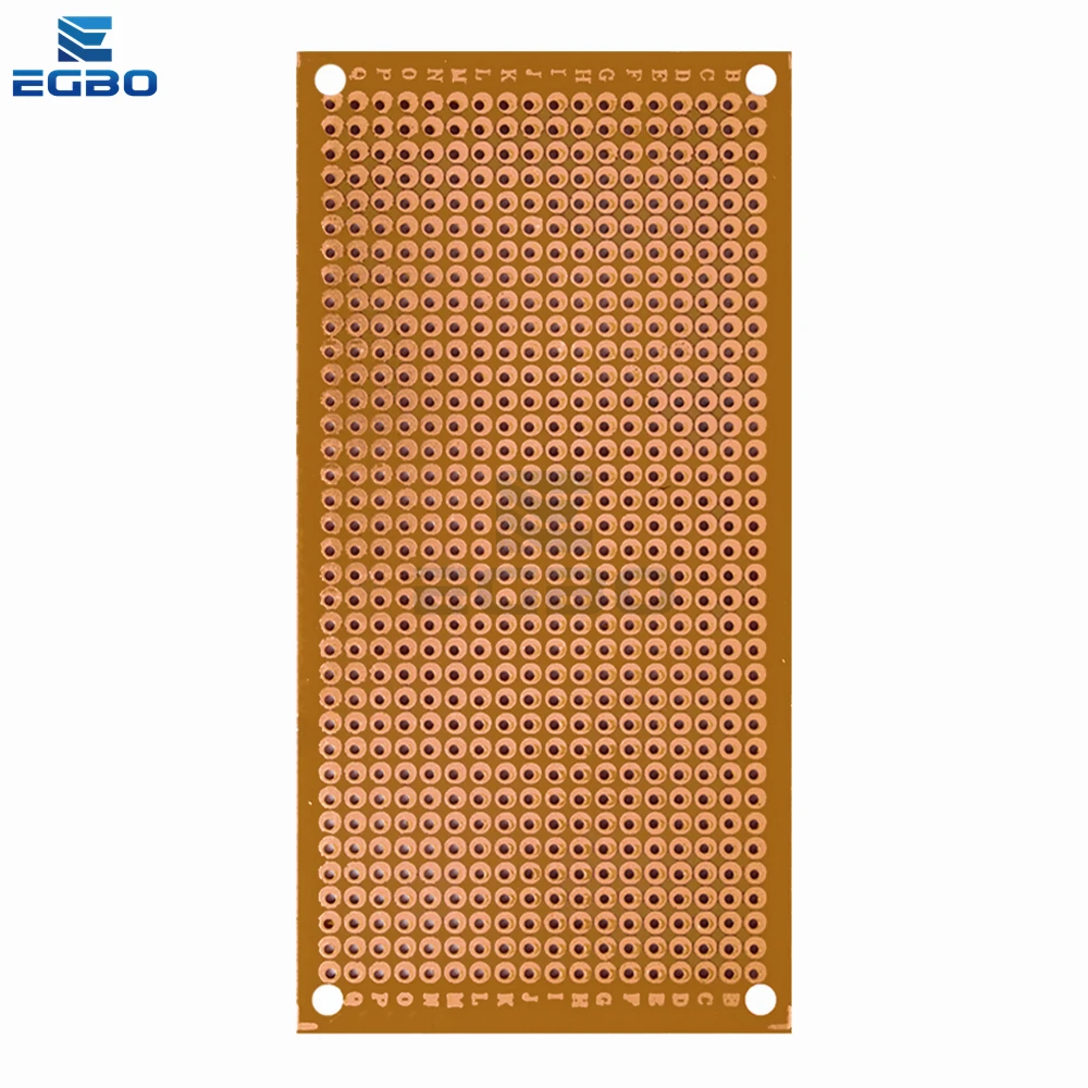 1PCS 5×10cm 범용 솔더리스 프로토타입 PCB: 조인트 구멍이 있는 단면 주석 도금 구리 플레이트 - DIY 프로젝트에 이상적