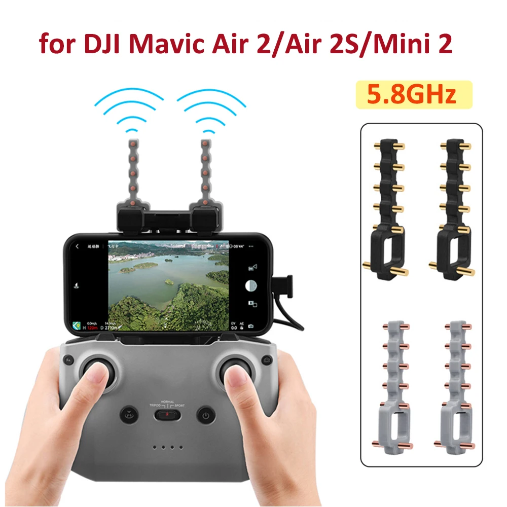 

5.8GHz Yagi Antenna Signal Booster Amplifier for DJI Mini 2/Mavic 3/Air 2S/Air 3/Mini 3 RC-N2 Remote Controller Signal Extender
