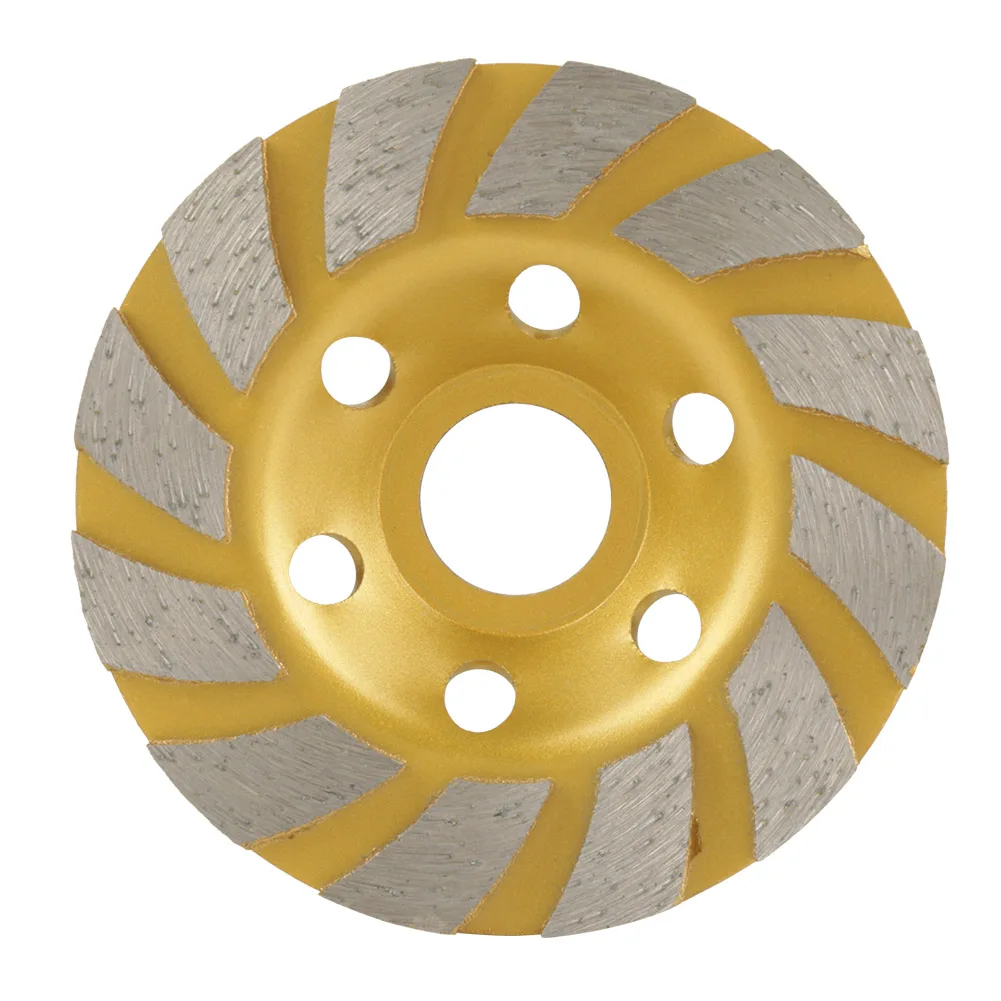 Grinding Disc Grinding Wheel 100mm*4.5mm Segment Grinding Wheel Disc 6 Holes For Marble Concrete Stone