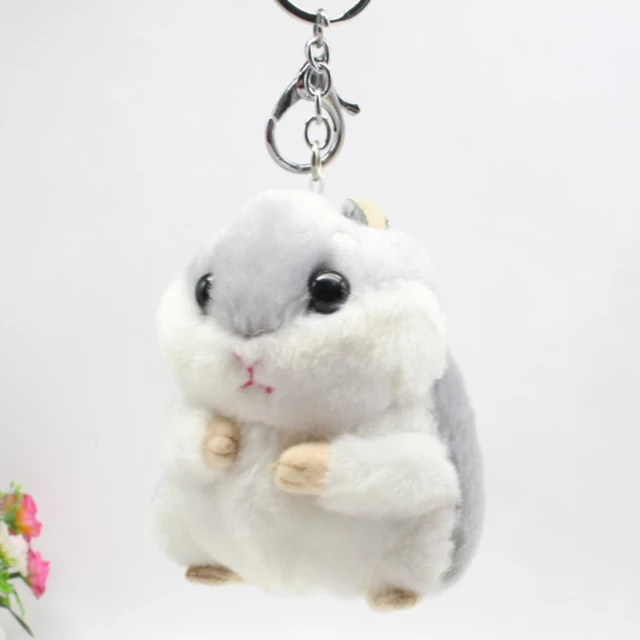 10cm Hamster Doll Keychain Pendant Doll Hamster Cute Backpack Doll Plush Ins Bag Pendant School Bag Pendant Key Chain Plush 3