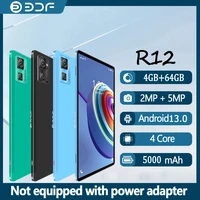 New 10.1 Inch Android 13 Tablet PC 4GB RAM 64GB ROM Dual Cameras Octa Core Dual SIM 3G Phone Call BT Wi-Fi Tablets 1