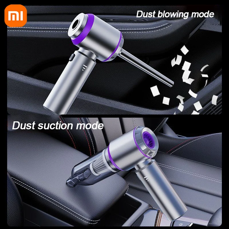Vacuum Cleaner Wireless Portable Handheld For Xiaomi Car 1200000PA Fourfold-use Wet And Dry