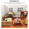 1:12 Mini Accessories Miniature Juicer Dollhouse Toy Kitchen Kids Plastic Toddler Electric Juicer Model Toy House 3