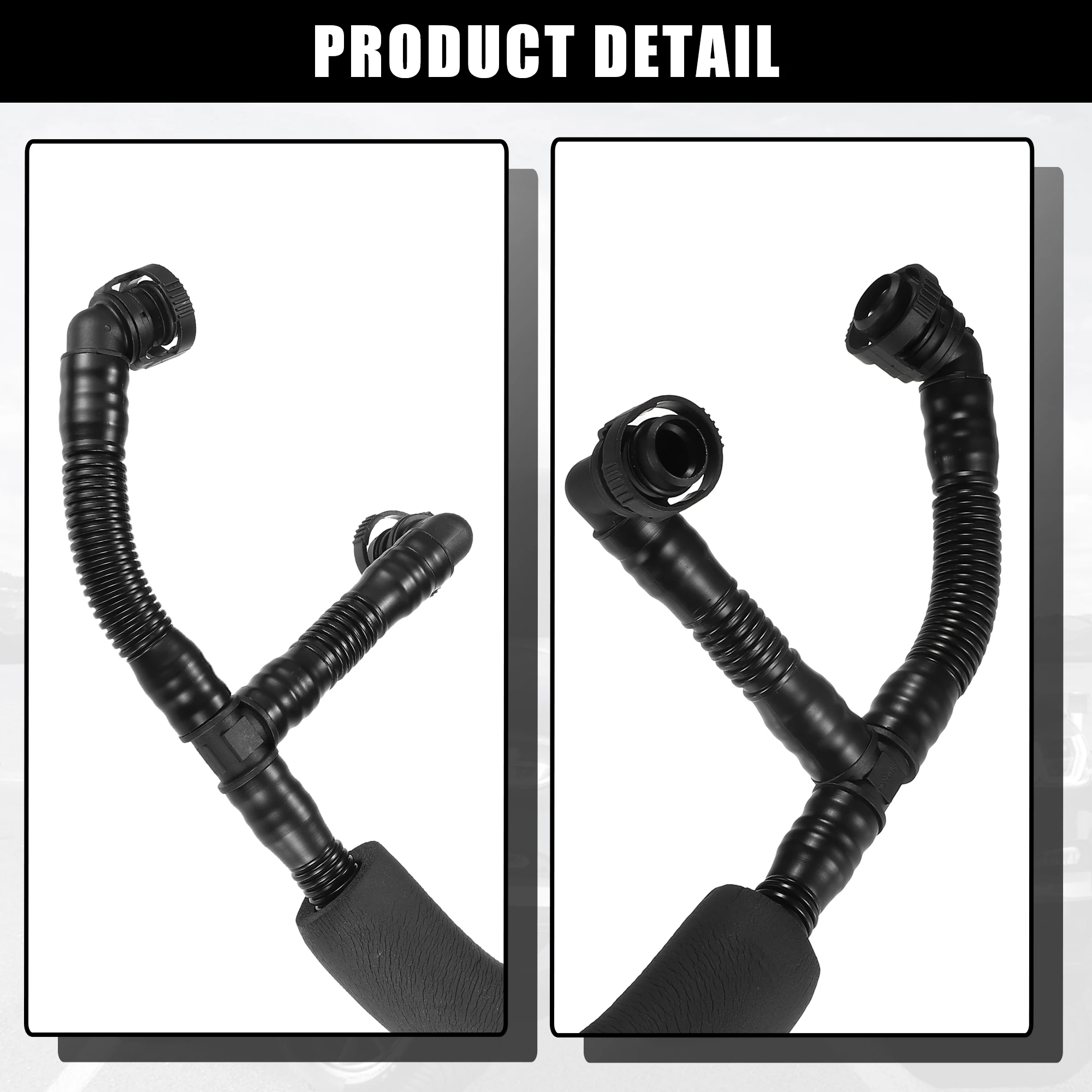 UXCELL Car Crankcase Breather Hose Vent Hose For BMW 328i 2007 2008 2009 2010 2011 11157559528