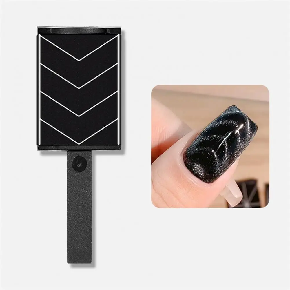 Nail Art Magnet Cat-Eye Magnetic Rod Nail Wand Pattern Manicure Magnet Stick French Cat's Eye Stick Set for UV Gel 5Pcs