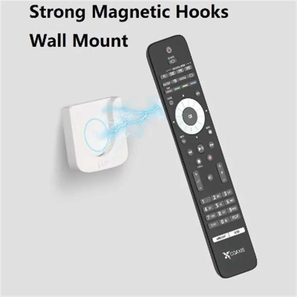 4pcs Strong Magnetic Wall Mount Remote Control Holder Set