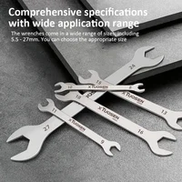 Clé à fourche Ultra-mince 5.5-27MM, clé plate à Double extrémité en acier à haute teneur en carbone, clé à fourche multifonction, outils de réparation 1 pièces 3