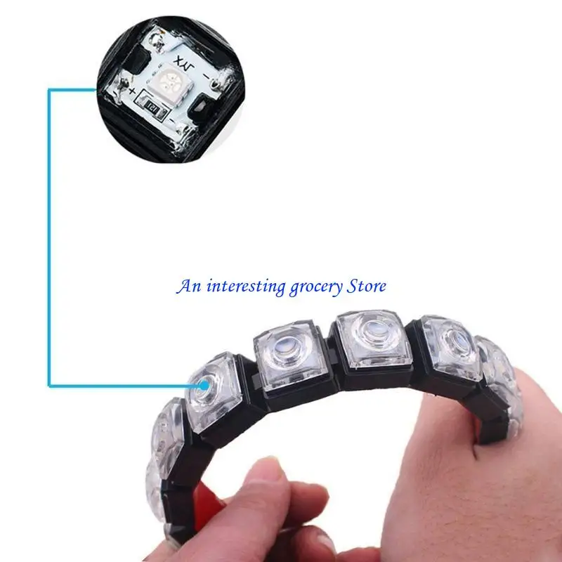 652d 2PCS 해양 보트 LED 스트립 조명 카약 요트 내비게이션 조명 IP67 방수