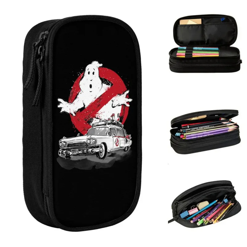 

Ghostbusters-Monster Movie Pencil Case Ghost Busters Pencil Box Pen Box Kids Big Capacity Bags School Supplies Gifts Stationery