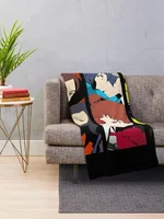 『PERSONA』25th Anniversary Protagonists Throw Blanket Hairys Blankets For Bed Flannel Multi-Purpose Blankets 2