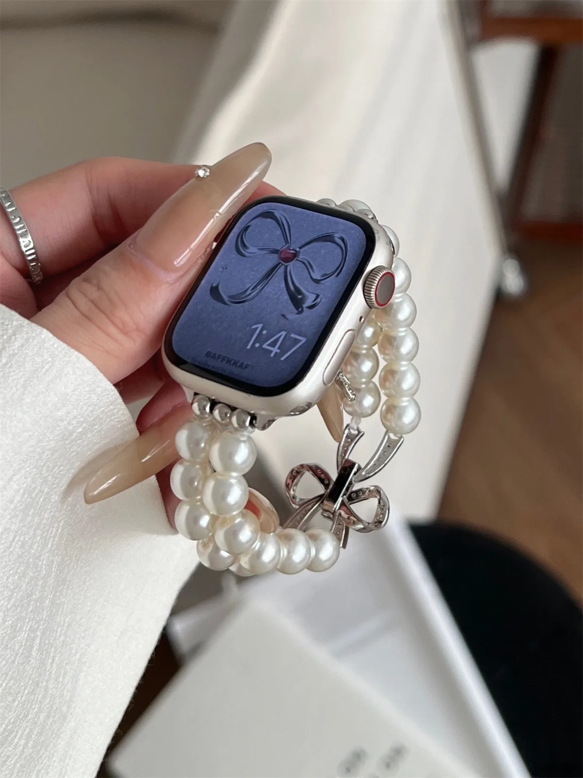 Nakit Pašček za pašček za Iwatch Ultra 2 Series 10/9/8/7/6/5 Modna zapestnica Pašček za uro 42/44/45/46/49 mm 38/40/41 mm_voghion.com