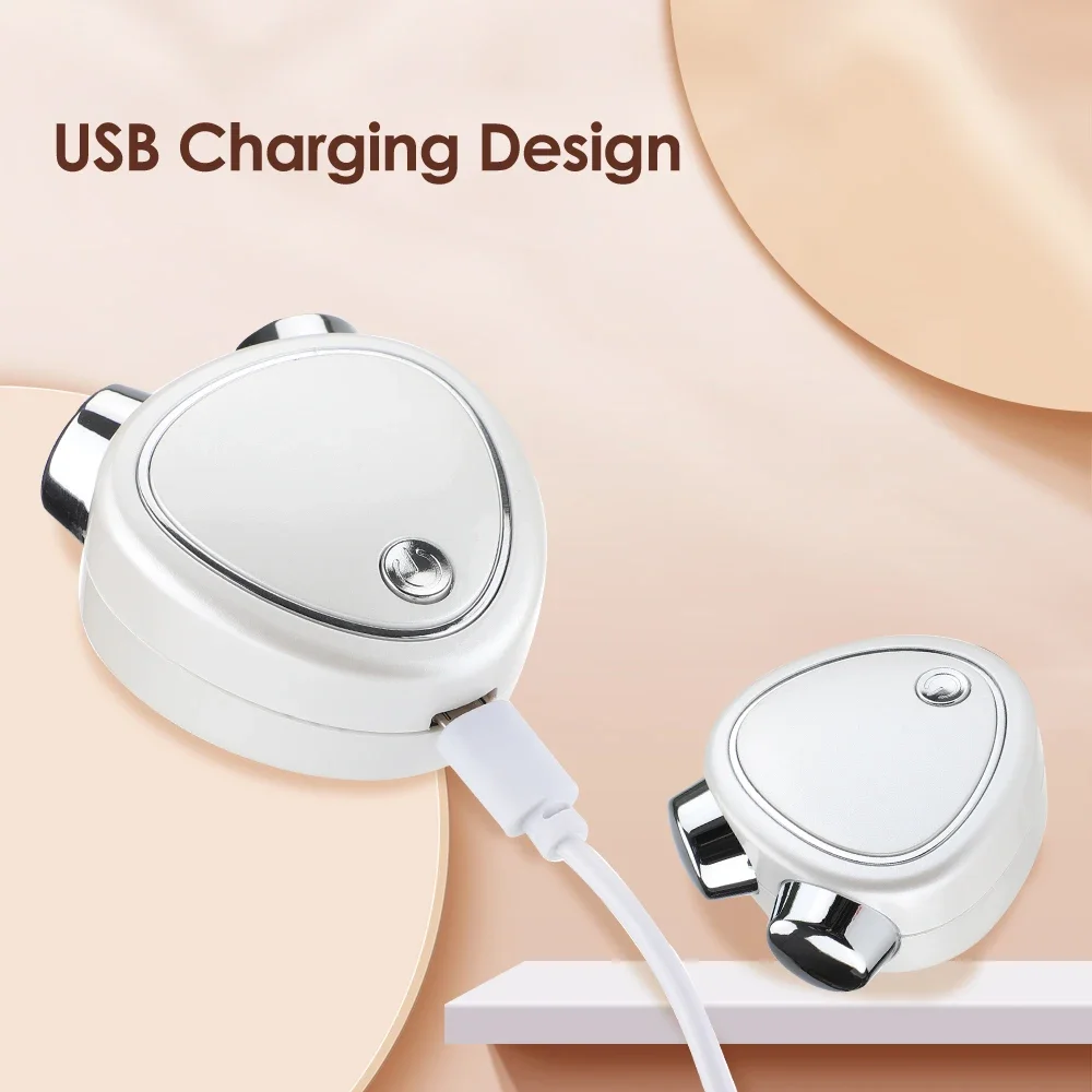 EMS Face Lifting Machine Facial Massager Microcurrent Roller Skin Tightening Rejuvenation Charging Anti Wrinkle Facial Beauty
