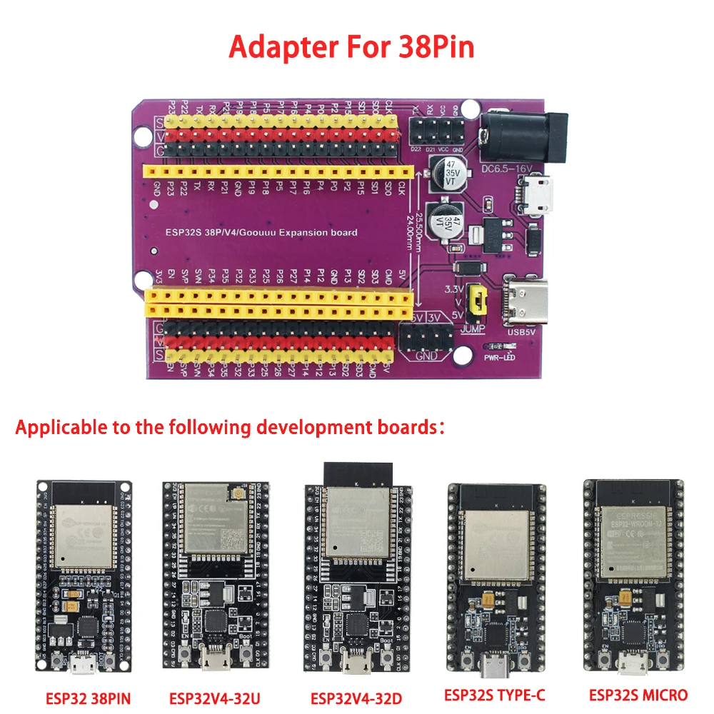 รูปสินค้า บอร์ดพัฒนา ESP32 WiFi + Bluetooth ประหยัดพลังงาน