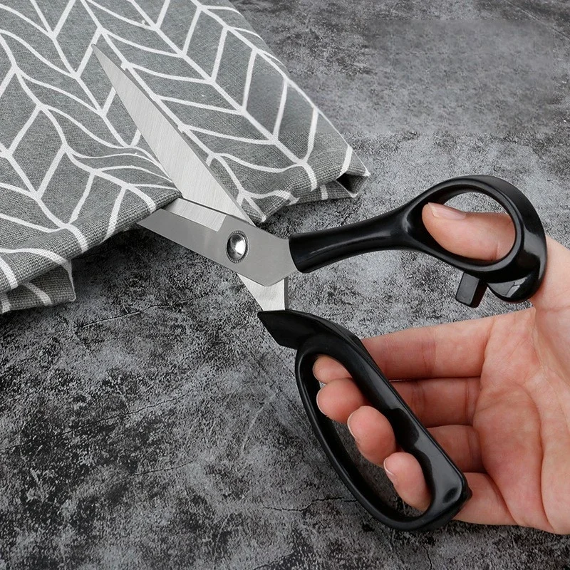 10-Inch Black Stainless Steel Tailoring Scissors 5