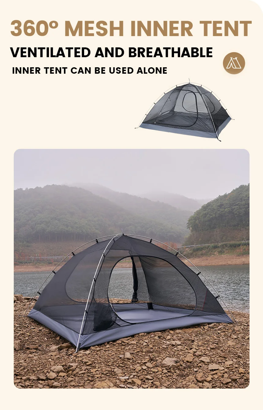 Best Outdoor Camping Tent Rainproof Windproof 3 Season Waterproof Camping Tent for 2-4 People