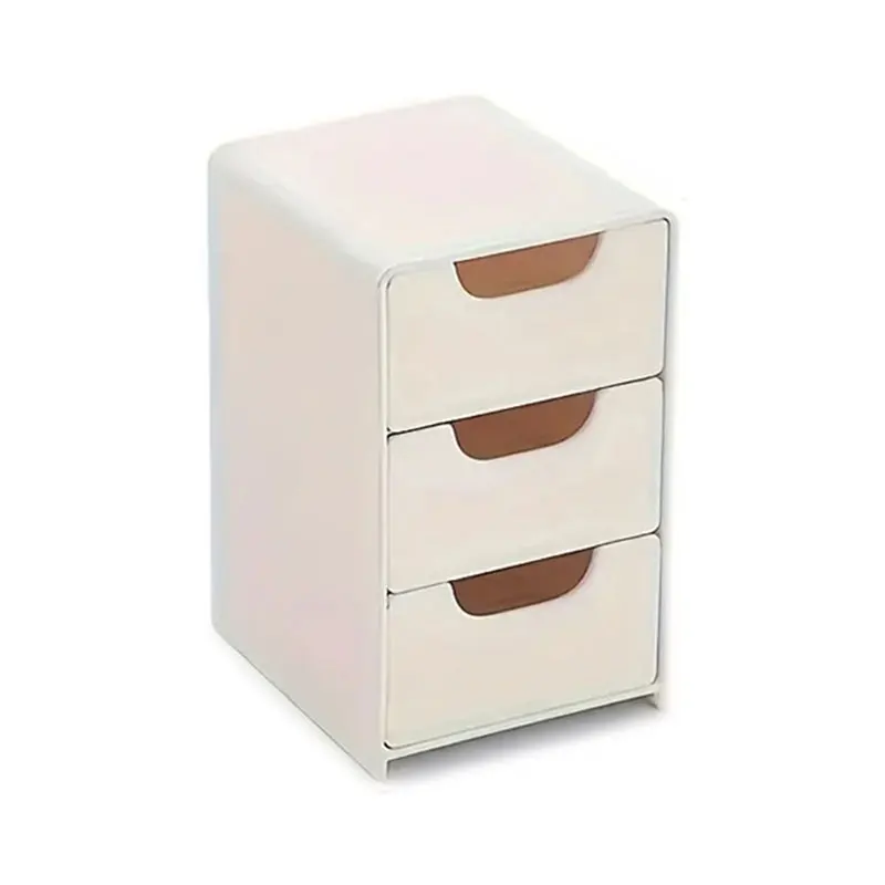 Elegante Organizzatore da Scrivania a 3 Livelli con Cassetti - Ideale per Forniture da Ufficio, Gioielli e Cosmetici - Scatola Divisoria Portatile - immagine 6
