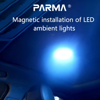 Luci di lettura per auto, luci interne a led, plafoniere posteriori per auto, luci per tetto del bagagliaio