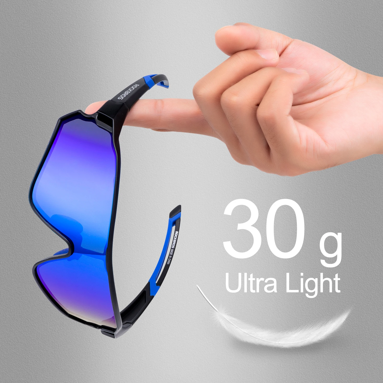 ROCKBROS Polarized Bike Glasses Bicycle UV400 Sports Sunglasses lentes de sol hombre Anti Glare Lightweight Cycling Equipment
