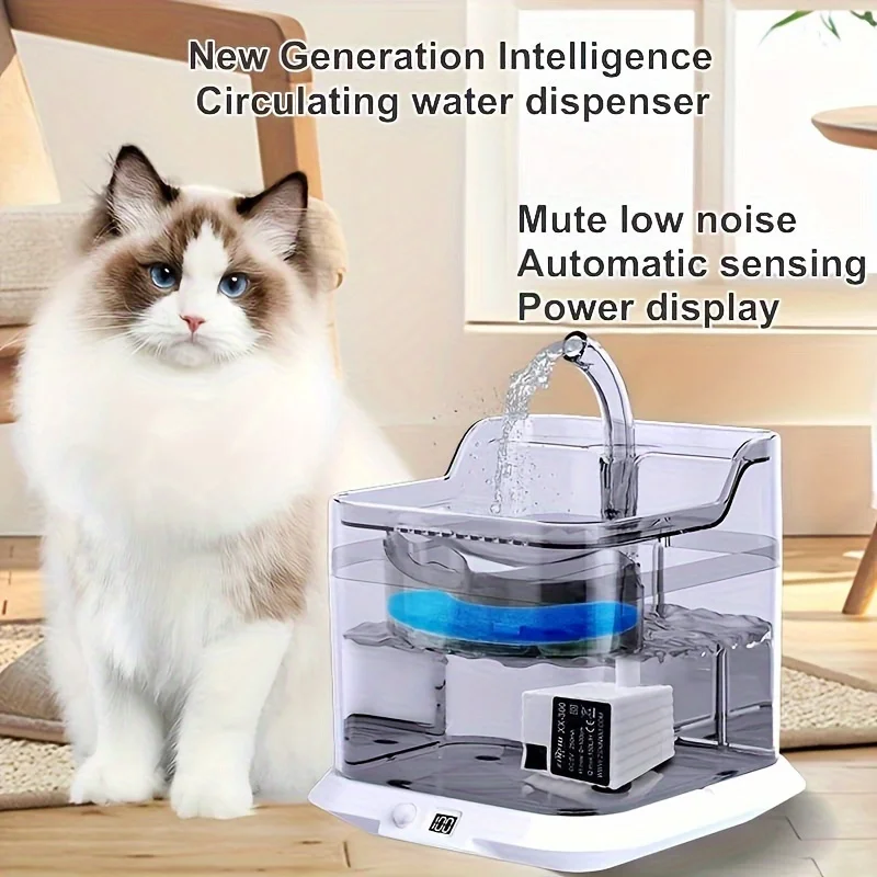 

Полностью автоматический домашнее животное диспенсер воды датчик движения фильтр фонтан Универсальный Инфракрасный USB детектор источника питания