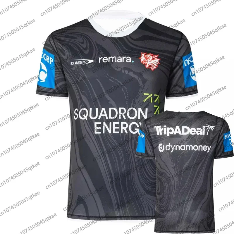 Summer Australian NRL St George Illawarra Dragons Home Rugby Jersey Women Men Oversize Training Football Jersey Kid/Adult