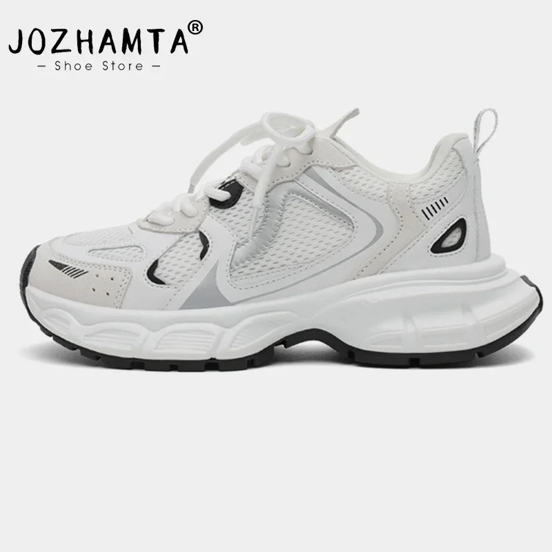 Women Sneakers Flats Platform Shoes Patchwork Thick Bottom Soft Leather Round Toe Casual Ladies Sneakers Size 35-40 women shoes women sneakers women flats