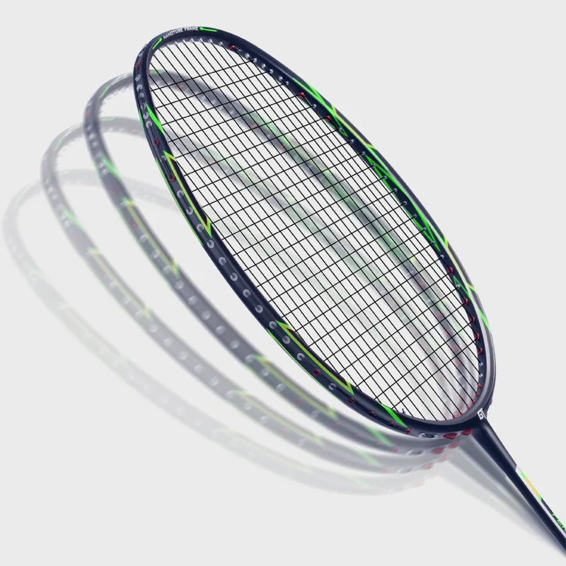 GuangYu-Carbon Fiber Badminton Racket, Fengniao Racket, 6U, 73g, Ultralight String Pull, 24-32LB