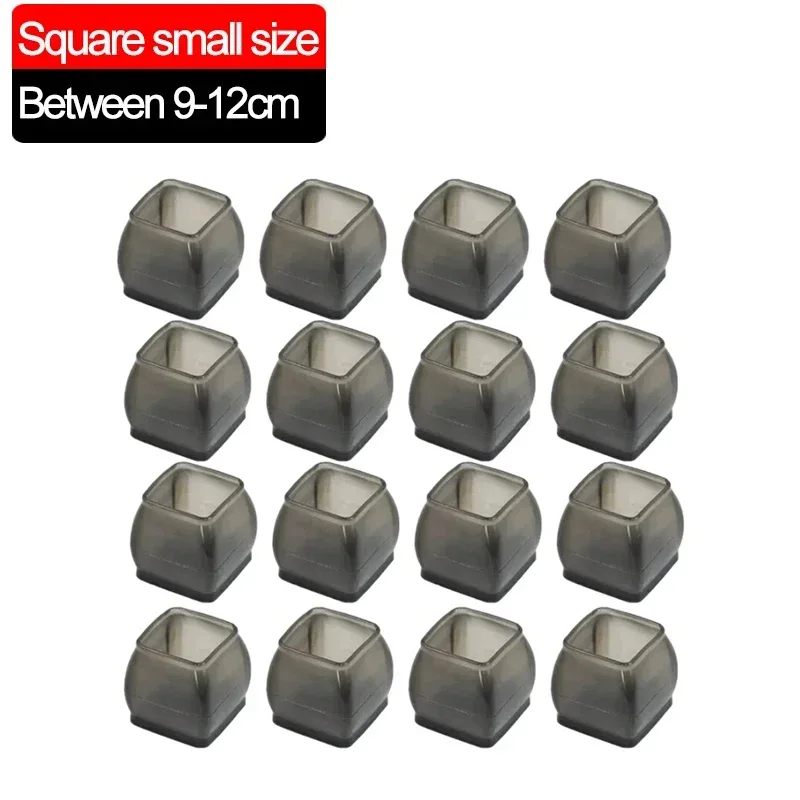 thumbnail image 1 of 12/1x Funda de silicona para patas de mesa y silla, antideslizante, con alfombrilla de fieltro, herramientas antideslizantes para el suelo del hogar, 1 of 5