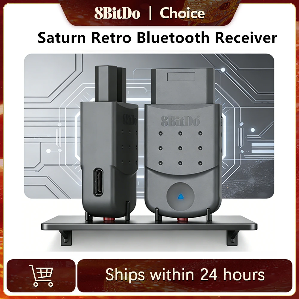 Adaptateur Bluetooth 8BitDo Pour Sega Saturn & Windows – Neuf