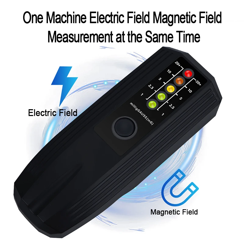 Electromagnetic Radiation Detectors High Sensitivity Handheld Dosimeter Monitor Radiation Tester EMF Meter