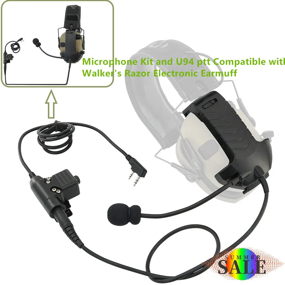 Tactical Hearing Protection Headset Adapter Compatible With Walker's