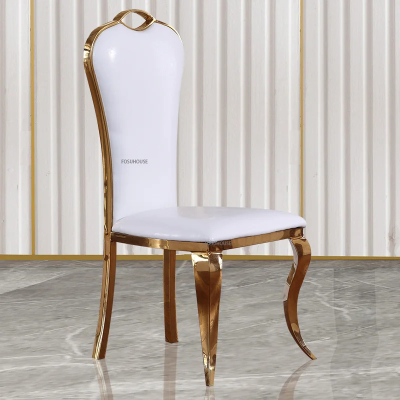 Gold Metal Ghost Chair Gold Legs Flash Furniture FH-130-CPC1-GG - Main Image
