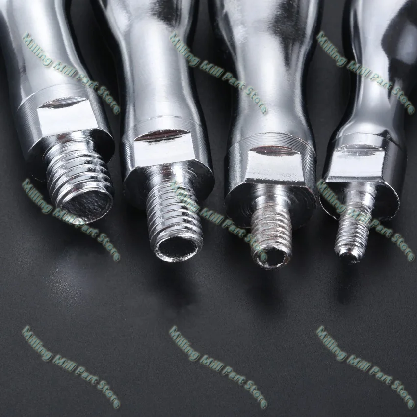 1pc Metal Revolving Handle M6 M8 M10 M12 Thread for Milling Machine Tools Lathe Grinding