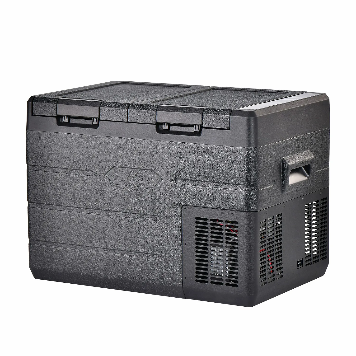Car Fridge Portable Refrigerator Camp Fridge Factory Price 12v Freezer Plastic Cover for the Led Panel Direct Cooling