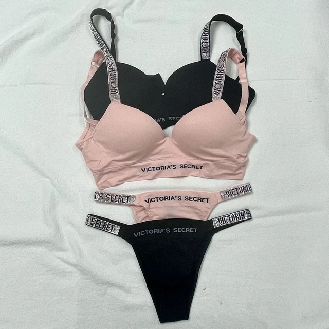 Victoria's Secret-Conjunto de lencería de talla grande para mujer