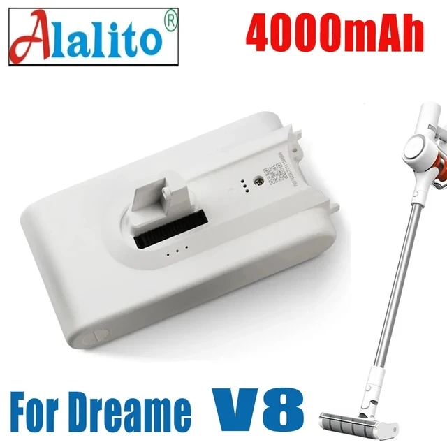 

Литиевая батарея 25,2 в 4000 мАч для пылесоса Xiaomi Mijia V8 V9 V9B V9P V10 VVN3 VVN4 Dreame