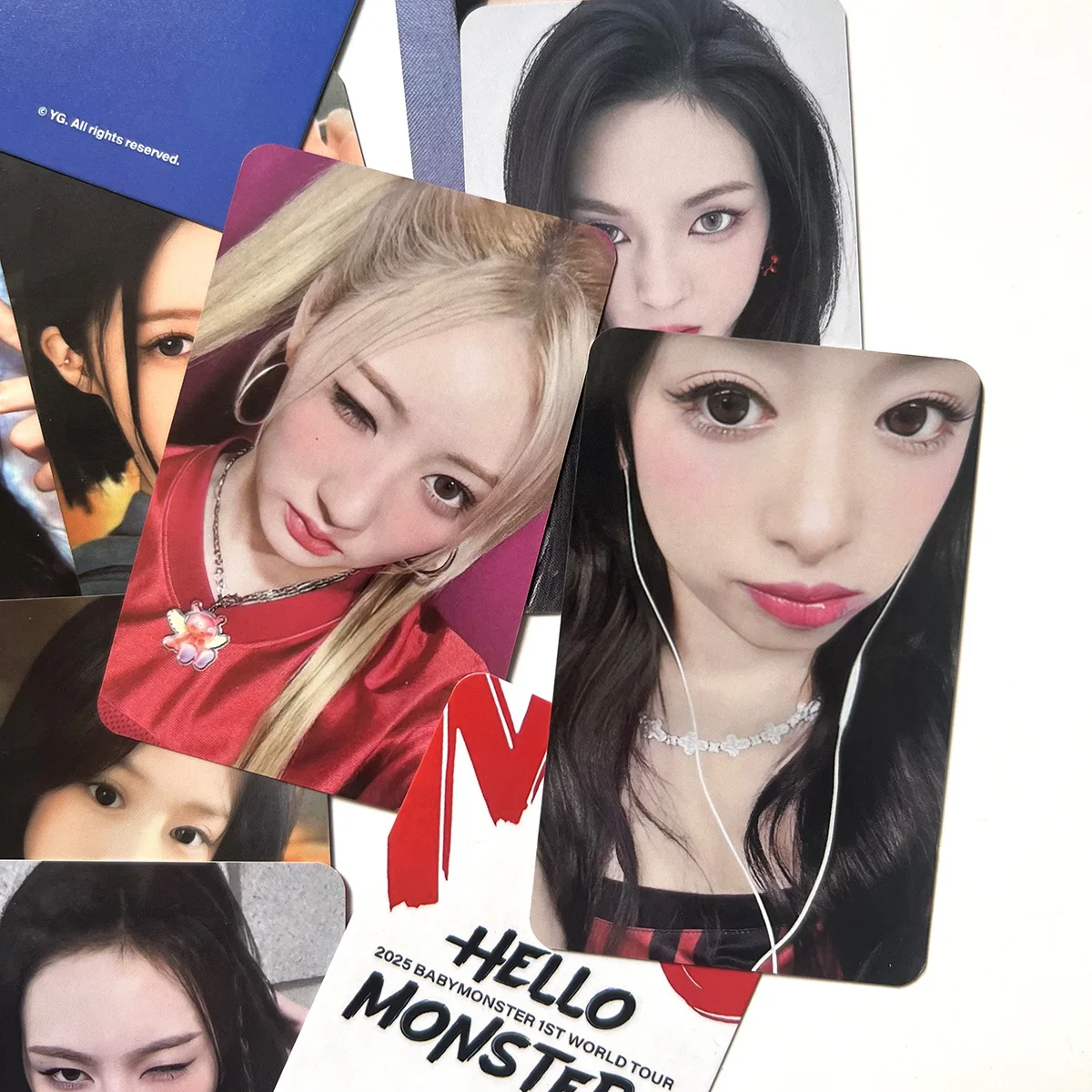 Kpop Idol BABYMONSTER Photocards NEW Album HELLO MONSTER AHYEON CHIQUITA HARAM RORA ASA Lomo Cards Photo Card Fans Merc