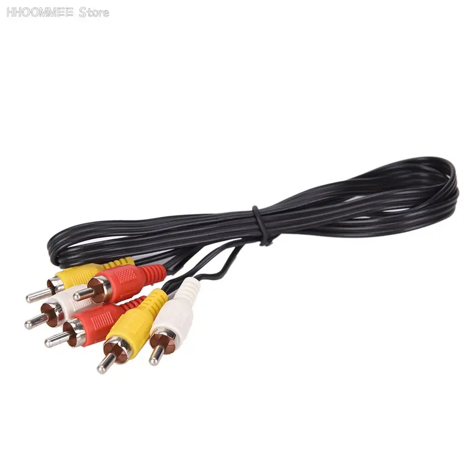 Cavo stereo 2RCA maschio a maschio con connettori placcati in oro per Home Theater HDTV amplificatori HiFi