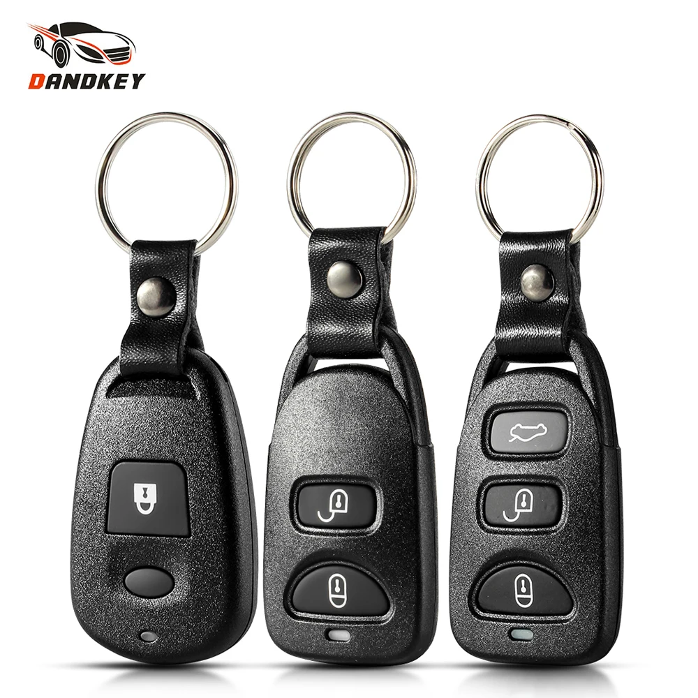 Dandkey Telecomando Car Key Shell 1/2/3/4 Bnt Keyless Entry Per Hyundai Santafe Terracan Per Kia Smart Key Cover Case